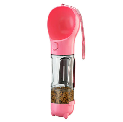 4 In 1 Portable Dog Water Bottle